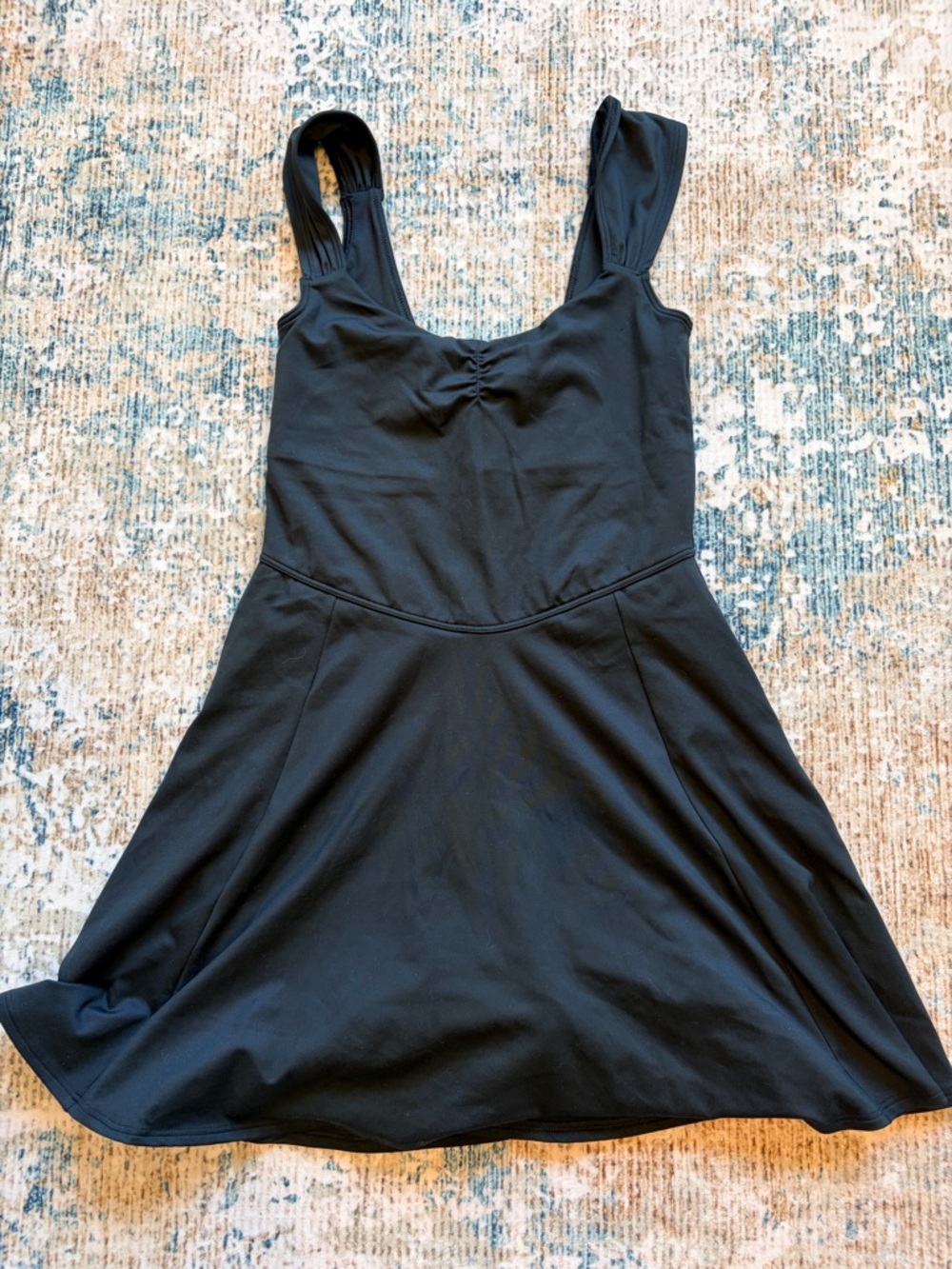 Hollister Black Sleeveless A-Line Mini Dress